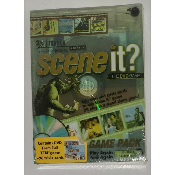 Scene It The DVD Game Pack Turner Classic Movies Edition NEW Sealed Trivia Cards - Picture 1 of 12